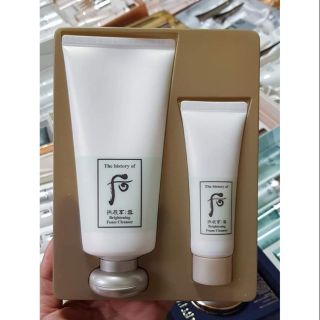 Set sữa rửa mặt Whoo Brightening Cleansing Foam