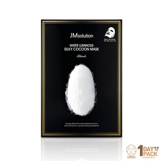 Mặt nạ giấy Kén Tằm Bạc chống lão hóa cấp nước dưỡng ẩm cho da JM Solution Water Luminous Silky Cocoon Mask