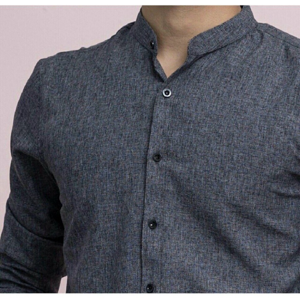 Áo Sơ Mi Nam Cổ Tàu Dài Tay Cao Cấp | BigBuy360 - bigbuy360.vn