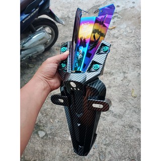 Combo dè malai cac-bon +bát titan+4 ốc gr5 gắng xe máy exciter 150.