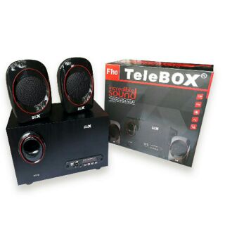 Loa vi tính f110 2.1 telebox có bluetooth