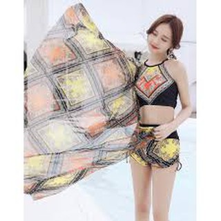 Sét bikini 3 chi tiết đi biển