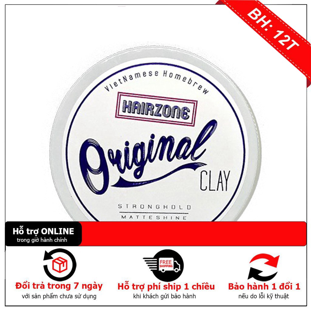 Sáp Vuốt Tóc ORIGINAL CLAY HAIRZONE 56G