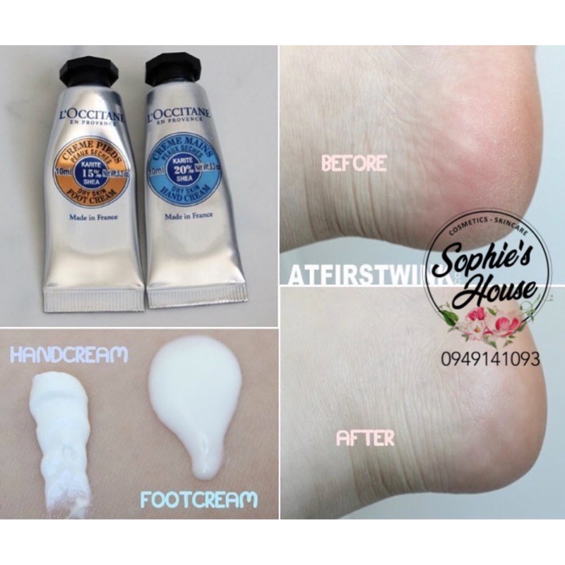 Kem dưỡng da chân Loccitane 15% Shea Butter Dry Skin Foot Cream