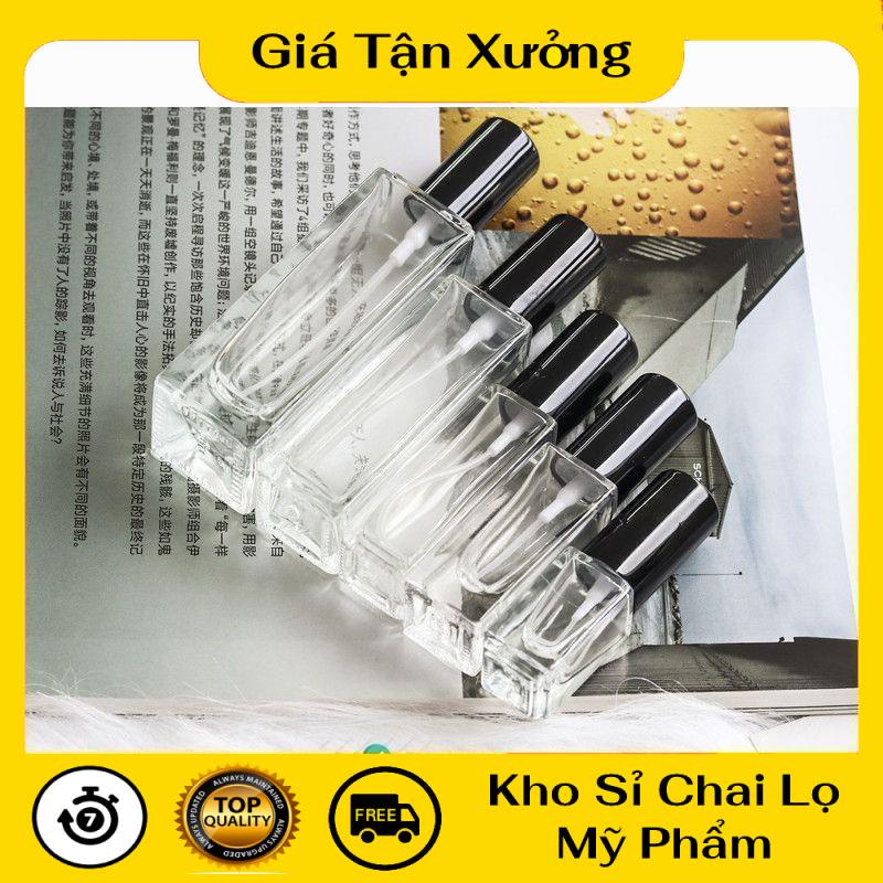 Lọ Chiết Nước Hoa ❤ TRÙM SỈ ❤ Chai lọ chiết nước hoa thủy tinh 5ml 10ml 20ml 25ml đựng dầu thơm , phụ kiện du lịch