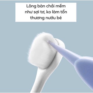 SẴN HÀNG GIAO NGÀY - BÀN CHẢI LÔNG TƠ SIÊU MỀM MỊN CHO BÉ