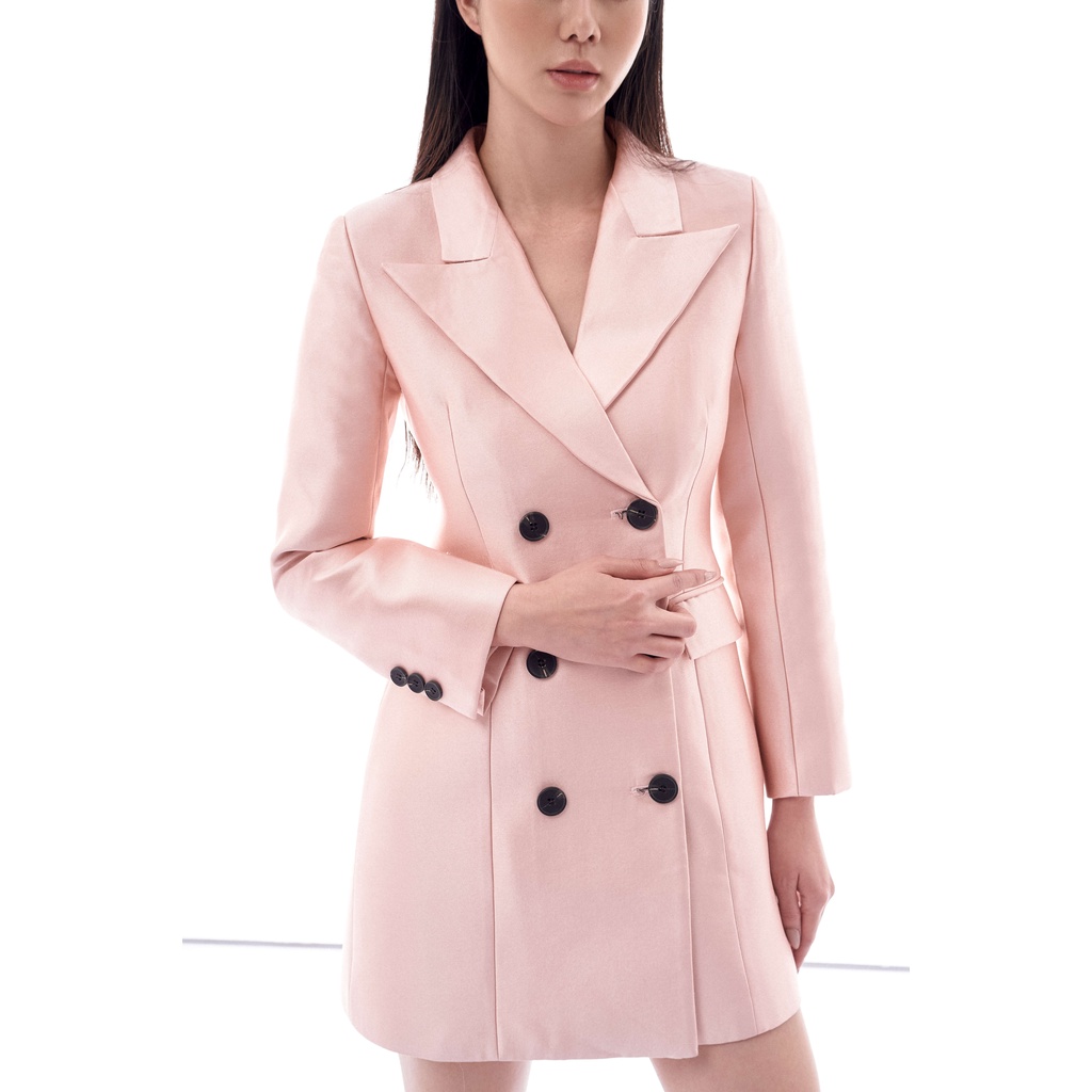 Váy Blazer Taffeta màu hồng 2NDDATE BL025P