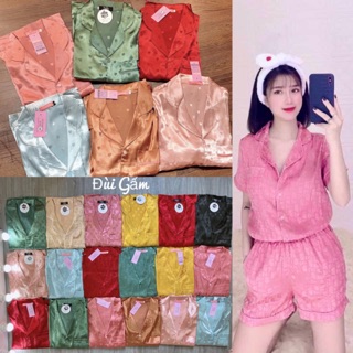 Bộ lụa gấm áo cộc quần đùi