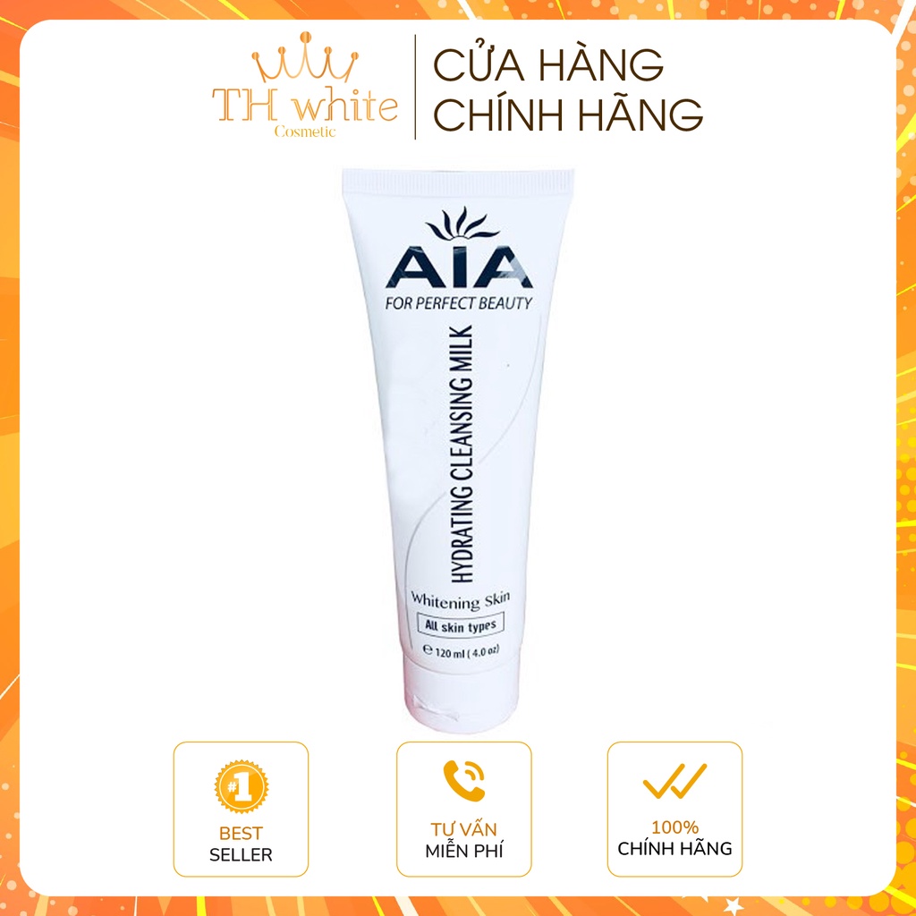 Sữa Rửa Mặt Sáng Da - Se Khít Lỗ Chân Lông Cao Cấp AiA  (120ml)