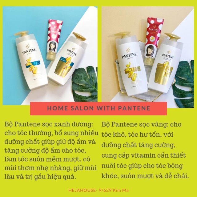 Bộ sản phẩm chăm sóc tóc Pantene