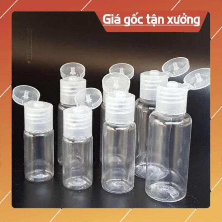 [20ml/30ml] Chai lọ nhựa pet nắp bật chiết mỹ phẩm