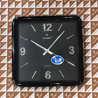 Đồng Hồ Treo Tường Kashi K103 Mặt Đen - Tặng Pin Panasonic