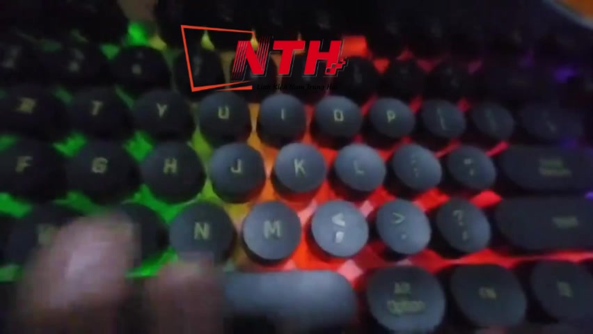 Bàn phím máy tính gaming giả cơ PANTSAN PK100 có dây nút tròn Led 7 màu cực đẹp - NTH | BigBuy360 - bigbuy360.vn