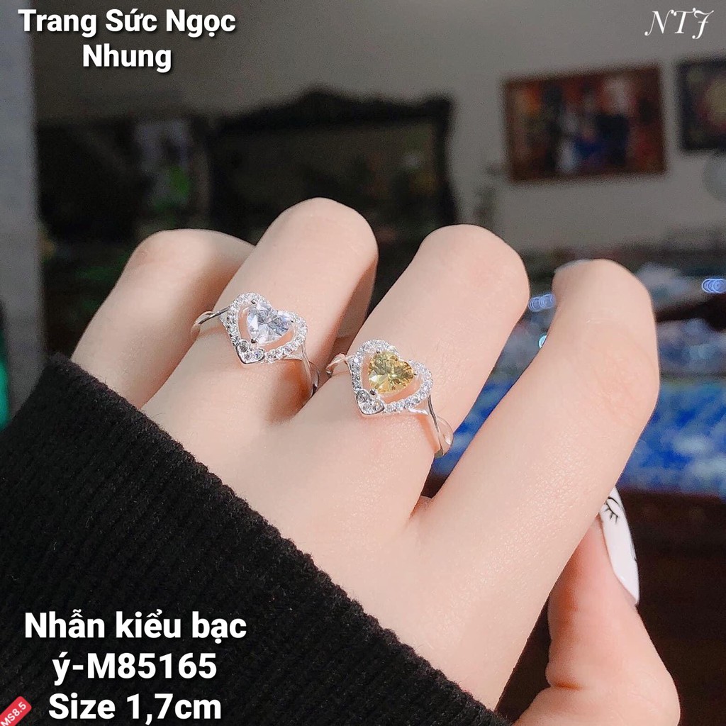 Nhẫn kiểu bạc ý-M85