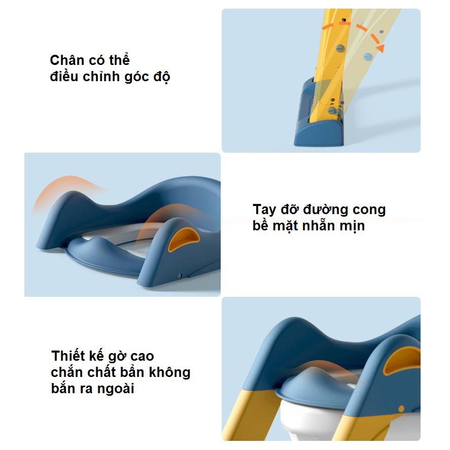 Thang đệm toilet cho bé, có thể gấp gọn, dùng cho bé từ 18 tháng trở lên
