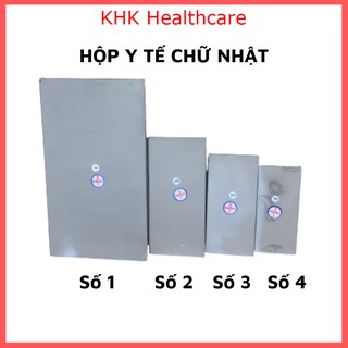 Hộp đựng dụng cụ y tế - Hộp chữ nhật inox các cỡ