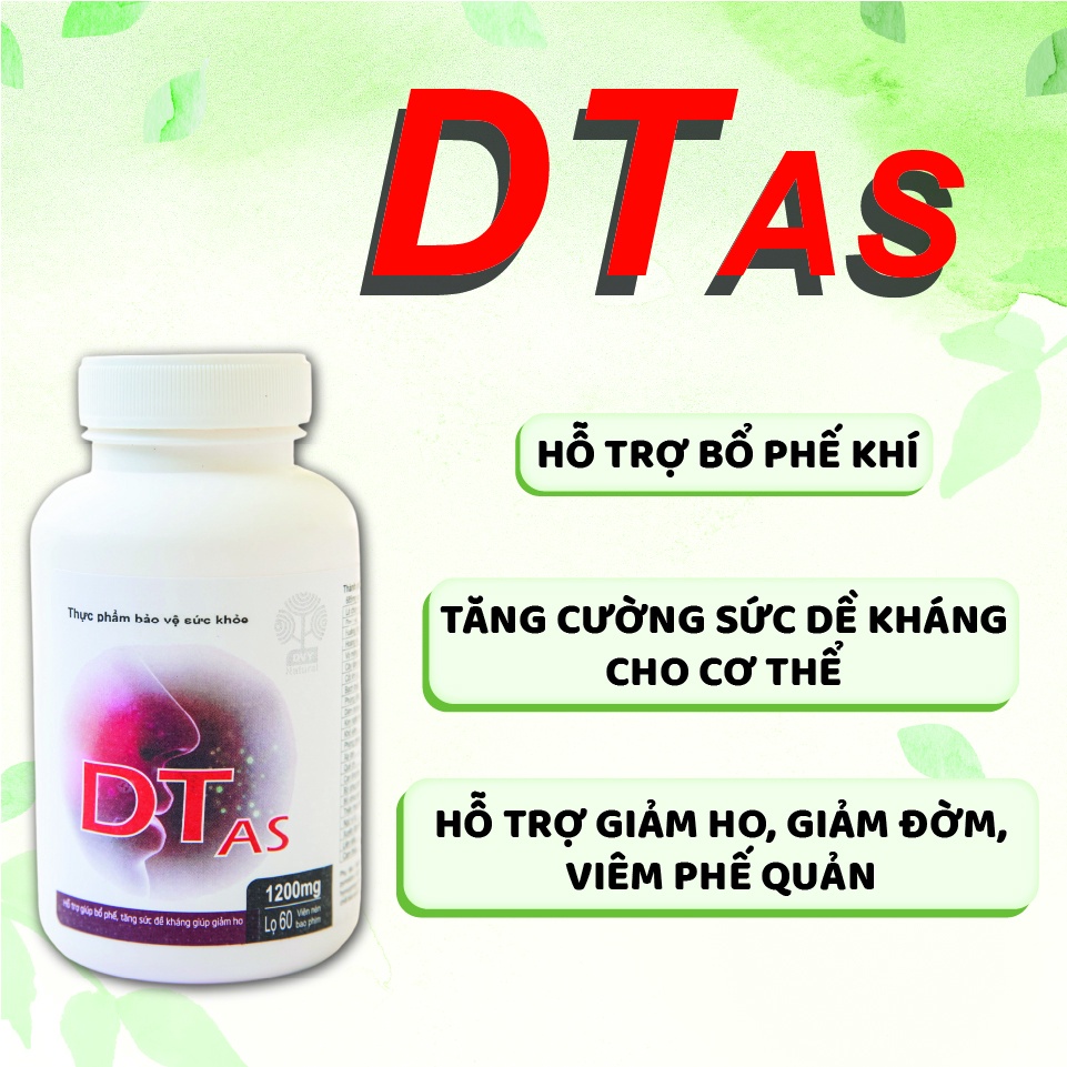 Viên uống DTAS Việt Medical hỗ trợ bổ phế