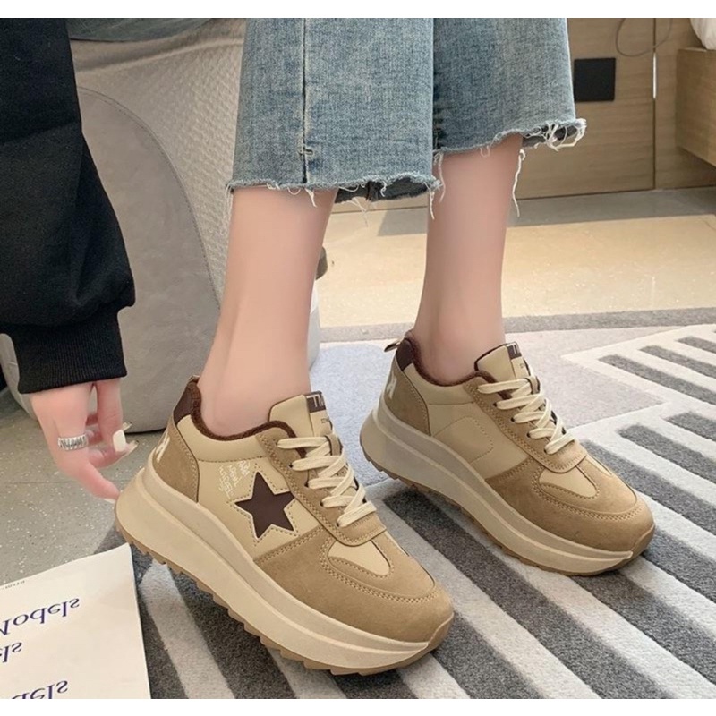 Giày Thể Thao Nữ viền ngôi sao hot trend năm 2022 mã HV VIP 05