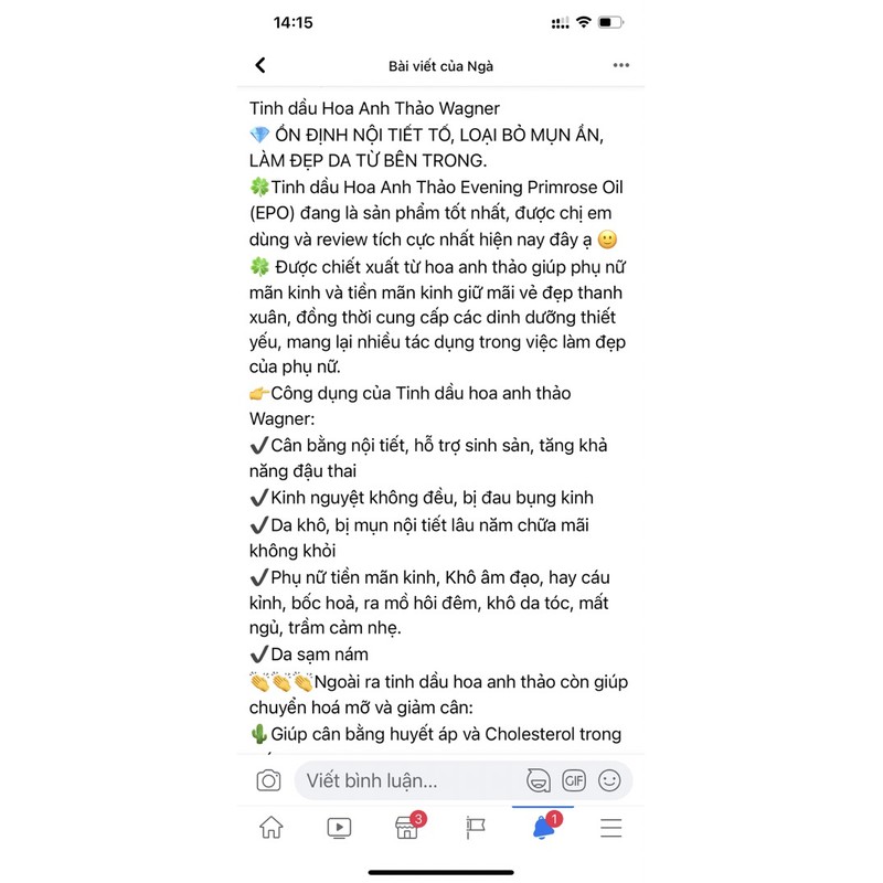 Tinh đâu hoa anh thảo Wagner chính hãng Úc | BigBuy360 - bigbuy360.vn