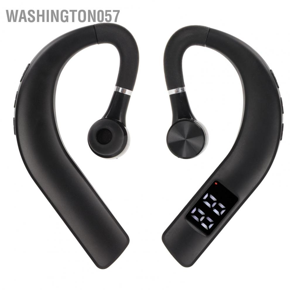 Hàng Hot Tai nghe Bluetooth Tai nghe chống nước IPX5 Tai nghe chống ồn Loại bỏ tiếng ồn Tai nghe một tai để chạy công việc lái xe Hàng giao ngayWashington057