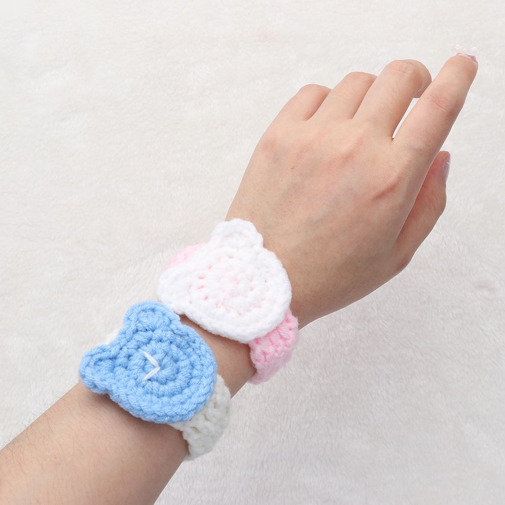 Vòng tay đan len hình động vật dễ thương sáng tạo nhiều kiểu tùy chọn làm quà tặng dành cho trẻ em