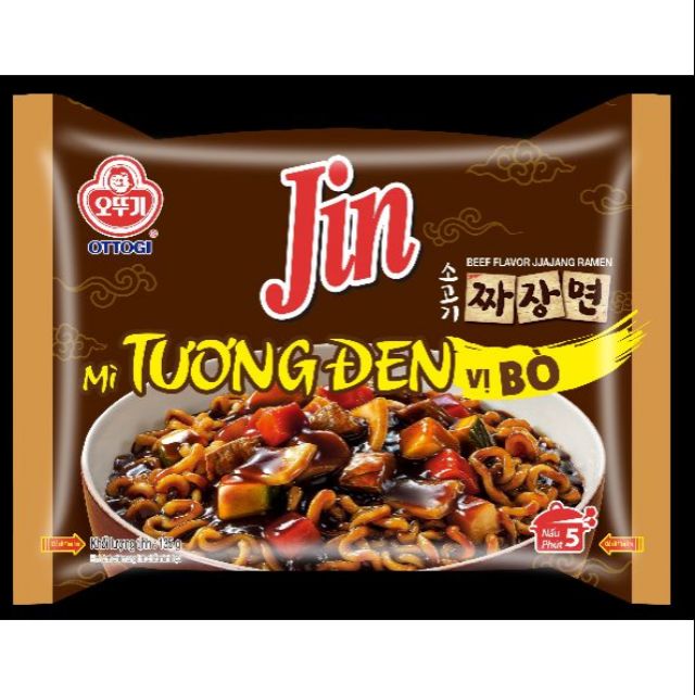 Mì trộn tương đen Vị bò Hàn Quốc 135g