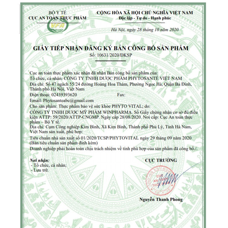 Viên Uống Kích Thích Mọc Tóc Và Móng Phyto 120 viên