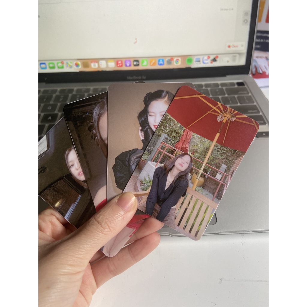 SET 9 CARD 4 thành viên Jennie Jisoo Lisa Rosé