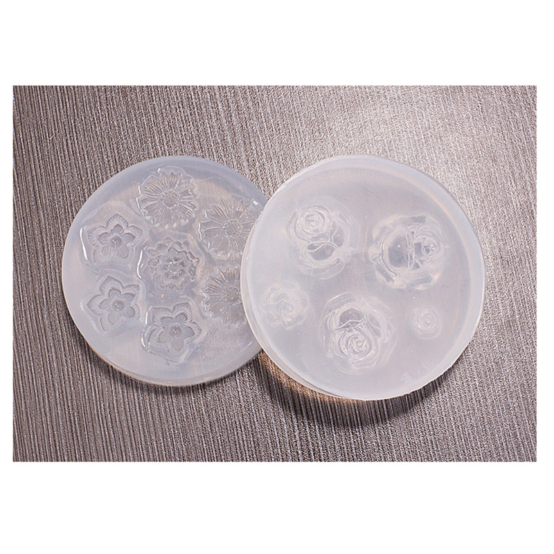 Sa 1 / 2 Khuôn Silicone Tự Làm Mặt Trang Sức Tiện Lợi