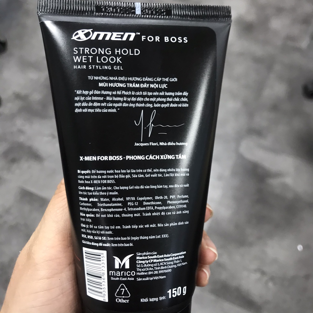 Wax vuốt tóc nam XMen For Boss 150g / Gel tạo kiểu tóc nam X men