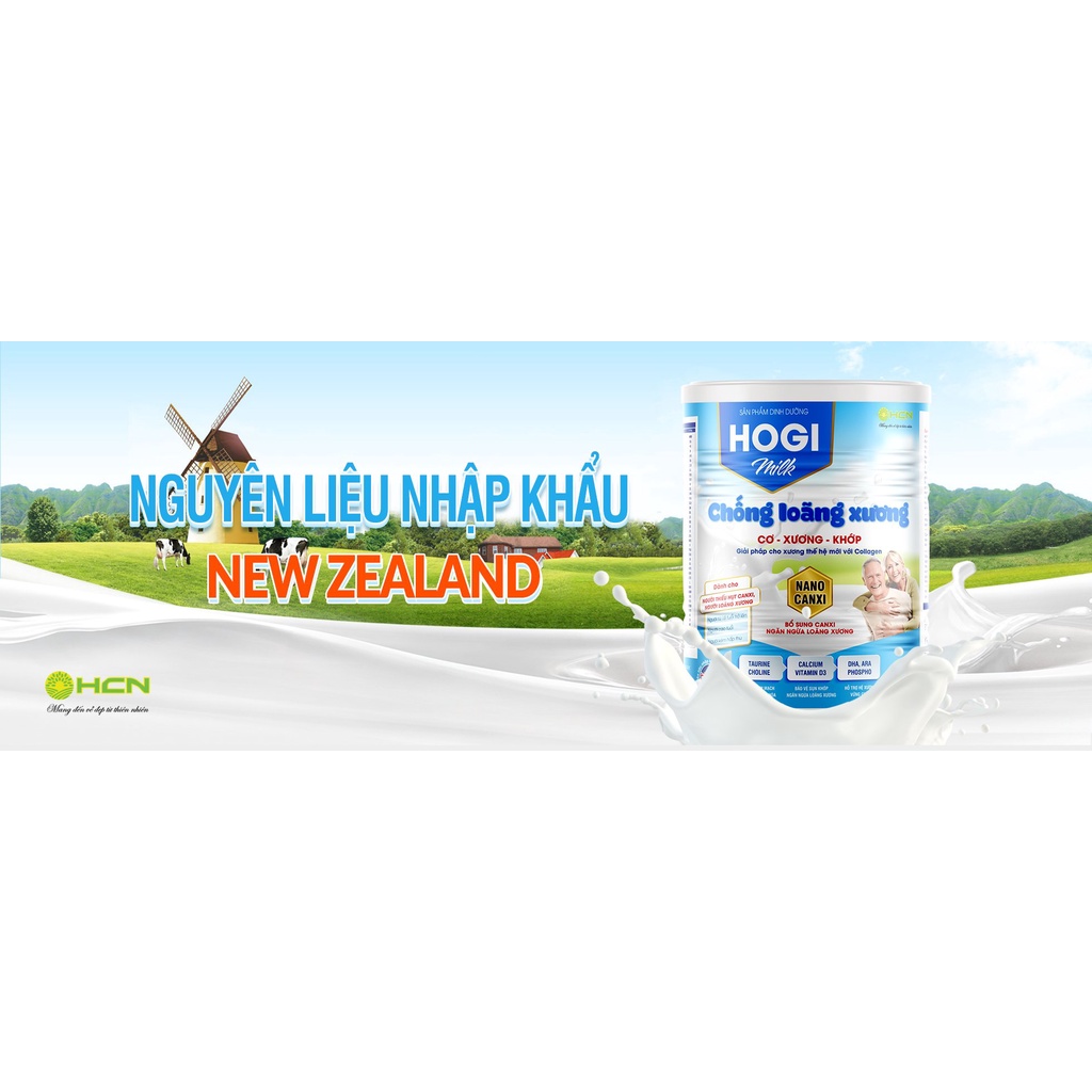 Sữa chống loãng xương Hogi milk 400g giúp xương chắc, tăng cường Canxi khỏe khớp