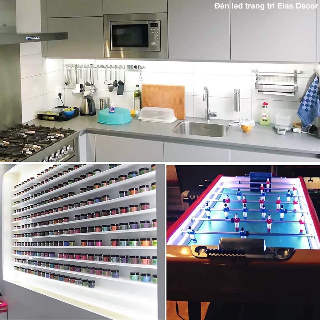 Dây Đèn Led Tiktok Dài 5M Đổi Màu Đèn Led Trang Trí Phòng Ngủ RGB 5050 Nhiều Màu Điều Khiển Bluetooh Từ Xa