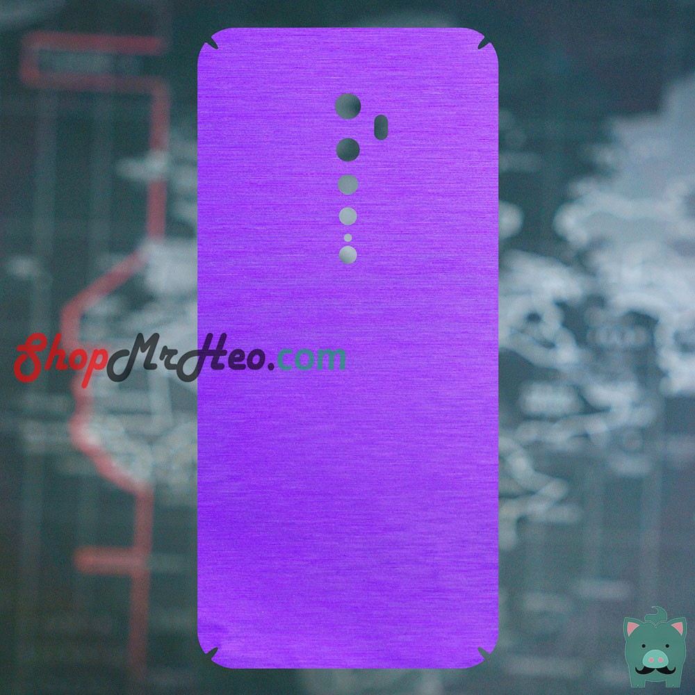 Skin Dán Mặt Sau Lưng Vân Nhôm OPPO Reno2 - Reno 2 - Reno2 F - Reno 2F