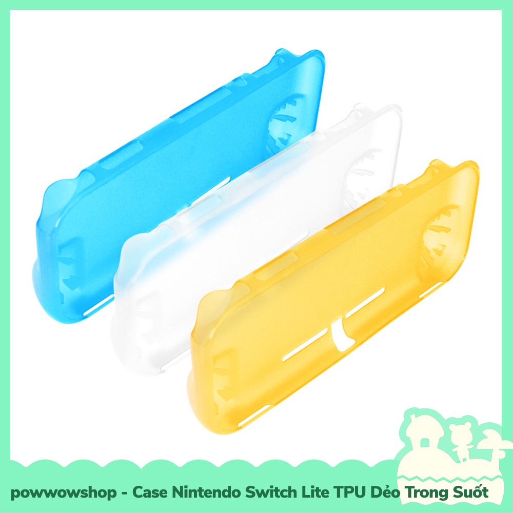 [Sẵn VN - Hỏa Tốc] Phụ Kiện Case Ốp TPU Dẻo Trong Cho Máy Game Cầm Tay Nintendo Switch Lite Đa Sắc