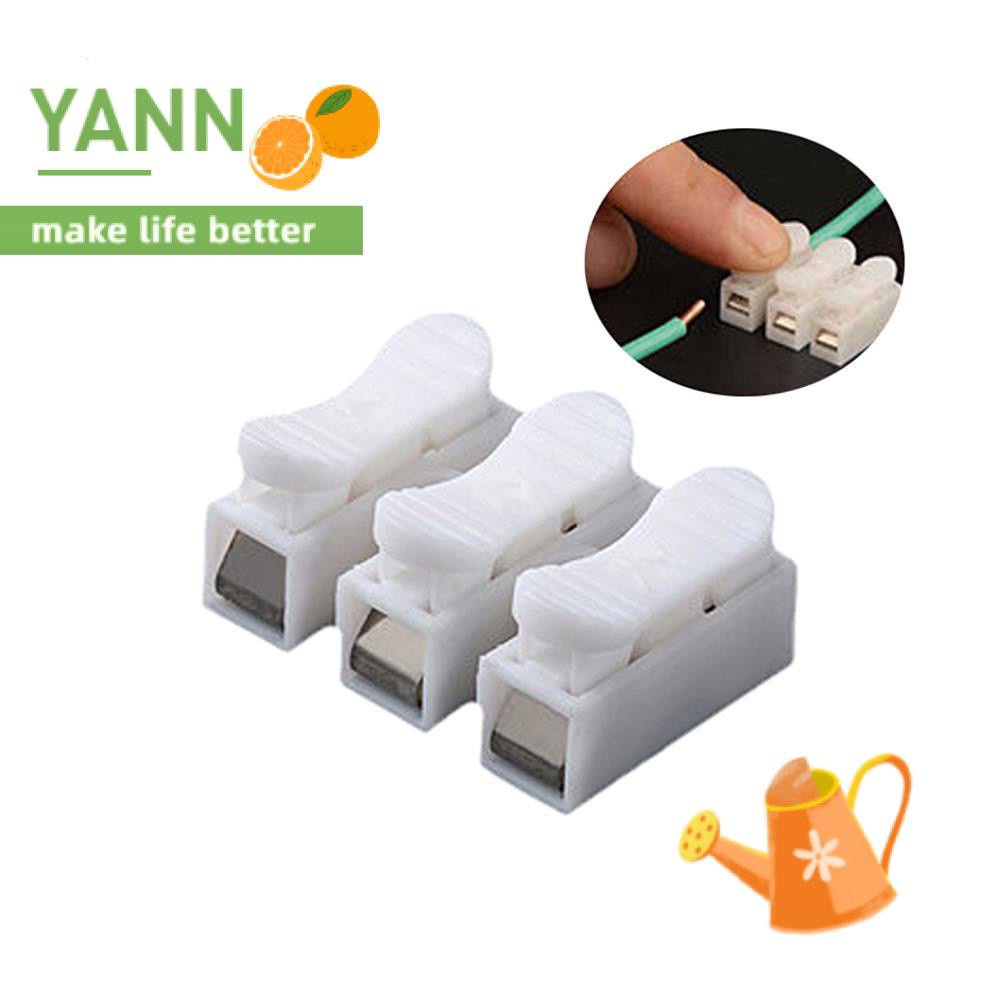 🍊YANN🍊 10PCS CH-3 Hot Quick Connector Fast Electrical Supplies Crimp Terminals Block Spring Wire New Home Improvement No Welding No Screw Clamp