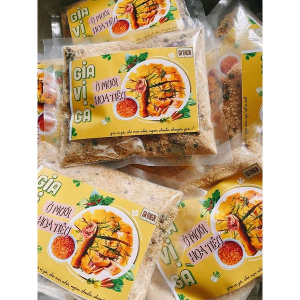 Gia Vị Làm Gà Ủ Muối Hoa Tiêu dùng cho 3 con [Tặng công thức nước chấm độc quyền]