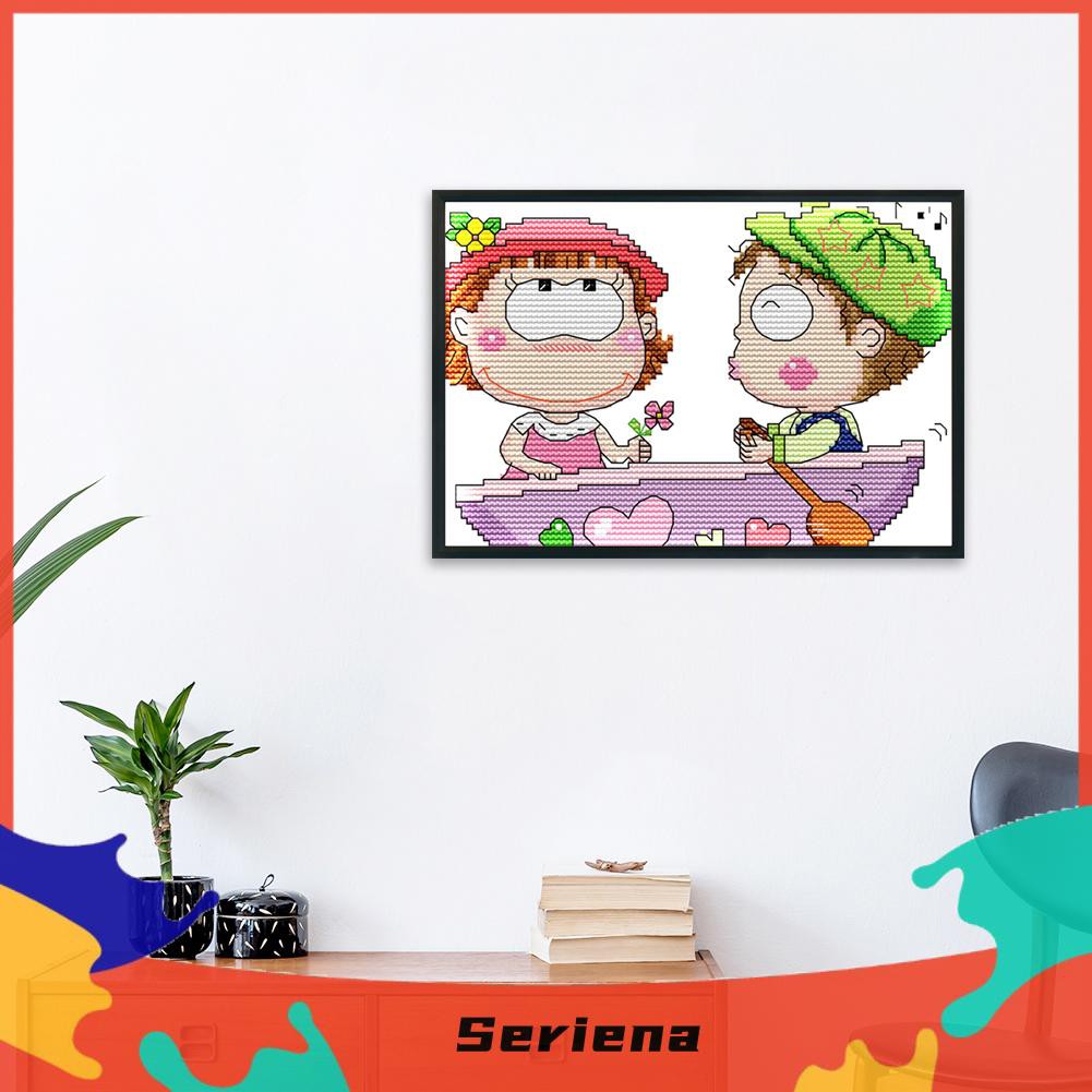 Bộ Dụng Cụ Thêu Tranh 14ct Hình Hoạt Hình Dễ Thương | BigBuy360 - bigbuy360.vn