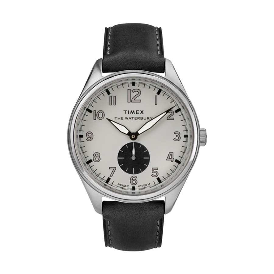 Đồng hồ Nam Timex Waterbury Traditional Sub Second 42mm - TW2R88900 Dây Da - Chính Hãng