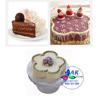 BỘ 3 KHUÔN RING MOUSSE HÌNH HOA