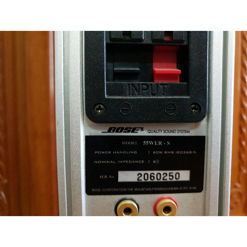 Loa Bose 55WER đẳng cấp loa thương hiệu Mĩ