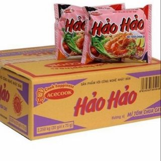 Mì tôm hảo hảo tôm chua cay