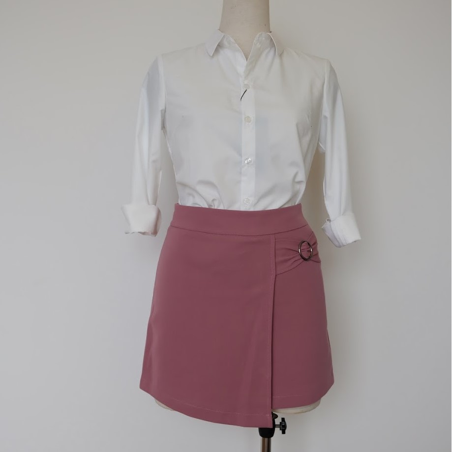 VÁY CHỮ A có lót quần VẠT CHÉO [Ảnh thật 100%]