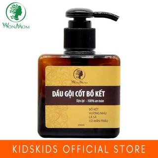 Cốt Bồ Kết Gội Đầu WonMom 250ml