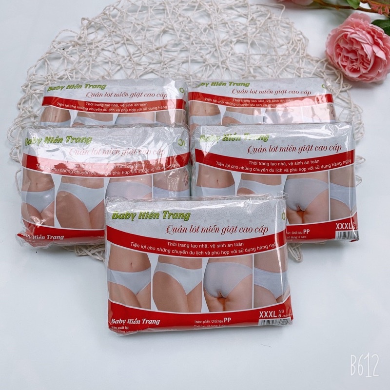 combo 5c Quần lót giấy cho mẹ dùng sau sinh cực tiện lợi form to( hàng dùng 1 lần)