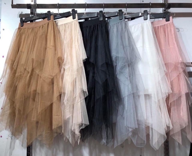 HOT Chân váy tua rua voan tầng siêu hot dài qua gối | BigBuy360 - bigbuy360.vn