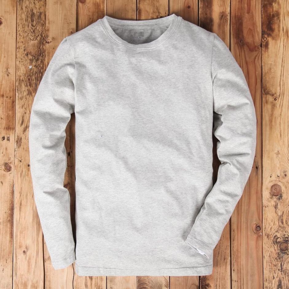 Áo thun dài tay cổ tròn nam màu đen chất thun cotton đẹp dáng ôm nhẹ phù hợp cho nam - King Man Store | BigBuy360 - bigbuy360.vn