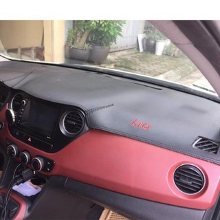 Thảm chống nắng xe hyundai grand i10 2014 - 2020 - thảm taplo che năng theo xe mẫu da carbon cao cấp smile car