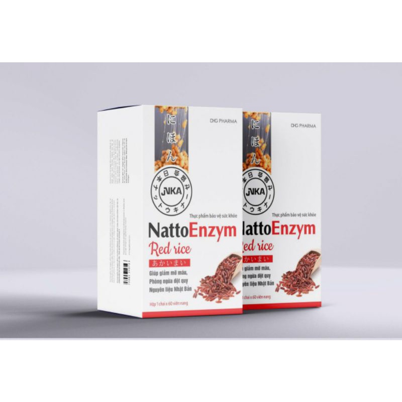 NattoEnzym Red Rice - chai 60v
