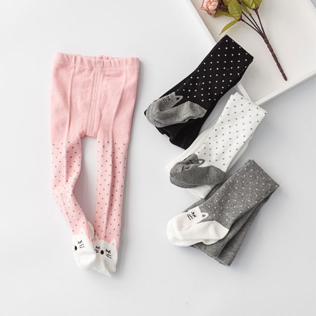 Quần tất len có bàn xuất Hàn cho bé từ 3 tháng - 3 tuổi