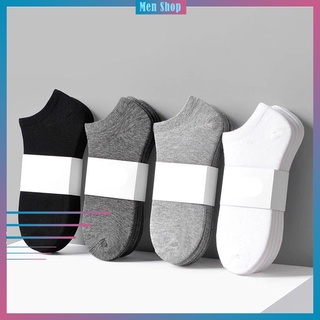 Combo 2 đôi tất ngắn nam chống hôi chân - chất liệu cotton thoáng khí - MenShop
